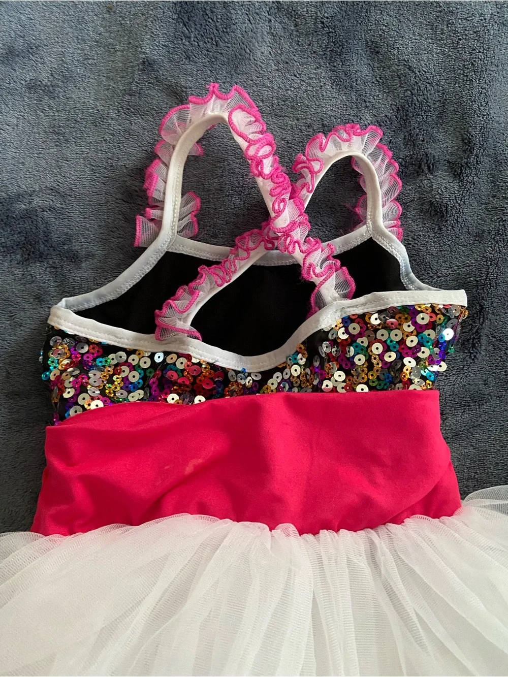 Pink Sequin Tutu Dress Toddler Small Dance Ballet Sparkling Party Costume